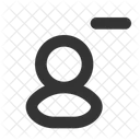 Remove User Minus User Icon