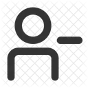 Remove User Minus User Icon