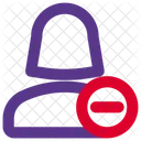 Remove User  Icon