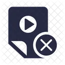 Remove Video File Remove Video Delete Video Icon