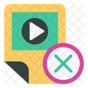 Remove Video File Remove Video Delete Video Icon
