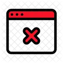 Web Cancel Error Icon