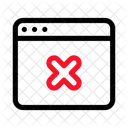 Web Cancel Error Icon