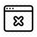Web Cancel Error Icon