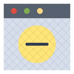 Remove Web Page  Icon