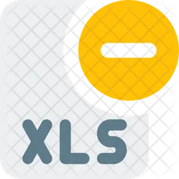 Remove Xls File  Icon