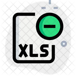 Remove Xls File  Icon