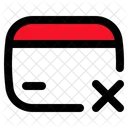 Remover Cartao Cartao Multibanco Icon