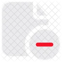 Arquivar Remover Documentar Ícone