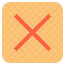 Remover Fechar Cruzar Ícone