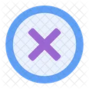 Remover Excluir Recusar Ícone