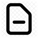 Arquivar Documentar Remover Ícone