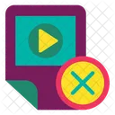 Remover arquivo de vídeo  Icon