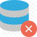 Remover Banco De Dados Excluir Cruzar Icon