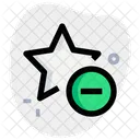 Remover Estrela Remover Estrela Sem Classificacao Ícone