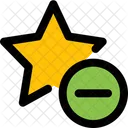 Remover Estrela Remover Estrela Sem Classificacao Ícone