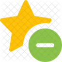 Remover Estrela Remover Estrela Sem Classificacao Ícone