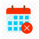 Remover Evento Calendario Excluir Ícone