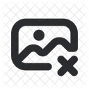 Remover imagem  Ícone