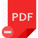 Remover Pdf Pdf Remover Arquivo Ícone