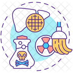 Removing toxic substances  Icon