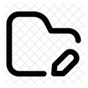 Rename Folder Edit Folder File Management Icon