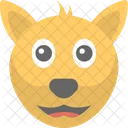 Renard Emoji Visage Icône