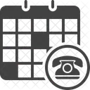Rendez Vous Calendrier Appel Icône