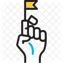 Rendirse Capitular Admitir La Derrota Icono