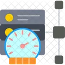 Rendimiento De La Base De Datos Rendimiento Base De Datos Icono