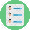 Rendimiento de los empleados  Icono