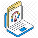 Rendimiento Analisis Sitio Web Icono
