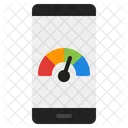 Rendimiento Del Telefono Inteligente CPU Ancho De Banda Icono