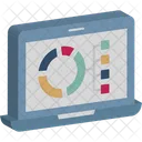 Rendimiento Empresarial Panel De Control Visualizacion De Datos Icono