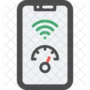 Rendimiento Telefono Inteligente Wifi Icono