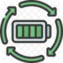 Renewable Battery  Icon