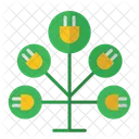 Renewable Energy Tree Renewable Energy Nature Icon