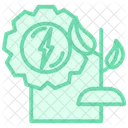 Renewable Resources Duotone Line Icon 아이콘