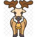 Renos Navidad Fauna Icono