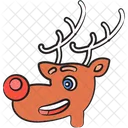 Animal Venado Navidad Icon