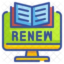 Renovar livro Ícone
