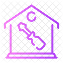 Renovation Hammer House Icon
