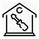 Renovation Hammer House Icon