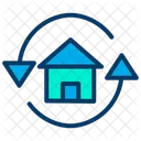 Renovierung Des Hauses Renovierung Des Hauses Wiederaufbau Des Hauses Symbol