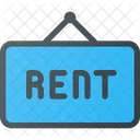 Rent Hanger Sign Icon