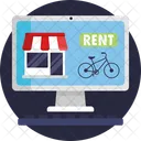 Bike And Bicycle Rent Bicycle Icon