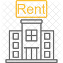 Rent Building House Icon