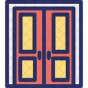 Building Door Building Gate Close Door Icon