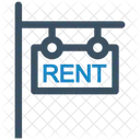 Rent Banner Rent Sign Icon