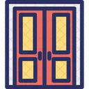 Building Door Building Gate Close Door Icon